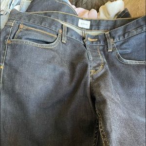 Hudson Button fly dark denim